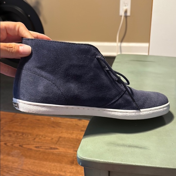 Men's Blue Suede Cole Haan Chukka High-Top/Boot Shoes - Picture 5 of 10